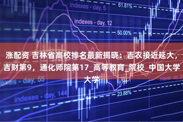 涨配资 吉林省高校排名最新揭晓：吉农接近延大，吉财第9，通化师院第17_高等教育_院校_中国大学